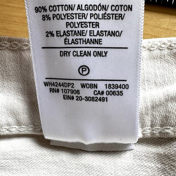 Hudson Barbara Skinny Jeans Lace Up Mid Rise Denim Distressed Cotton White 30 - Picture 5 of 6